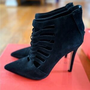 Ivanka Trump Black Suede Heels